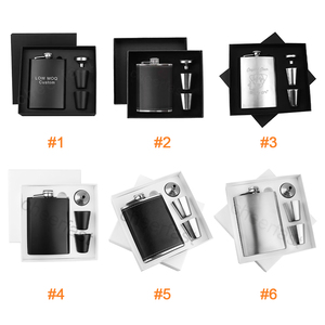 Đám cưới 250 ml Đen <span class=keywords><strong>hip</strong></span> flasks Quà Tặng đặt <span class=keywords><strong>Wine</strong></span> Pot đen da bọc <span class=keywords><strong>Hip</strong></span> <span class=keywords><strong>Flask</strong></span> Set mini 8oz thép không gỉ người đàn ông <span class=keywords><strong>hip</strong></span> flasks - Product Image 4