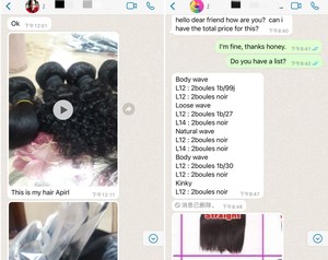 Giá rẻ tự nhiên màu đen dài tóc 20 inch sóng cơ thể 100% nguyên Brazil Ấn Độ Trinh Nữ tóc con người mở rộng dệt bó tóc - Product Image 5