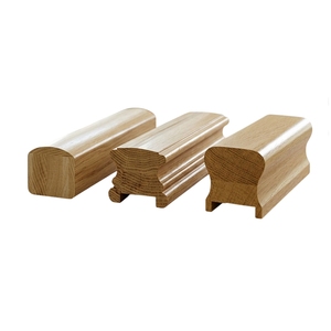 Marches d'escalier en bois de caoutchouc massif, dimensions personnalisées, pour une apparence raffinée et une robustesse fiable - Product Image 1