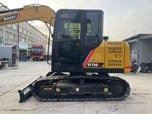 Excavatrice SANY 75C d'occasion de 7 tonnes pour travaux lourds, réponse rapide, extraction d'agrégats de sable et de gravier - Product Image 2