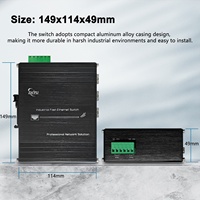 Switch Industrial de 6 Puertos All PoE+ (30W por Puerto) con 3 Puertos 100FX, hasta 20KM de Fibra SM/MM, Todo en Uno, Integra Alimentación