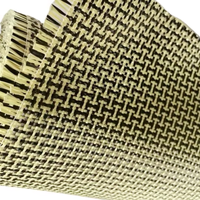 Tissu hybride carbone-kevlar 200 g/m², design en forme de I, léger, pour pièces automobiles