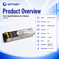 Module émetteur-récepteur optique SFP Gigabit LX monomode 1310nm Duplex LC DOM 15km pour commutateur routeur