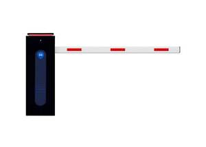 بوابة حاجز حركة مرور بلاستيكية مستقيمة ، بوابة أوتوماتيكية لوقوف السيارات - Product Image 3