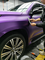 Film TPU PPF couleur violet impérial métallisé auto-cicatrisant, résistant aux UV, anti-rayures, anti-décoloration, installation facile, carrosserie automobile personnalisée