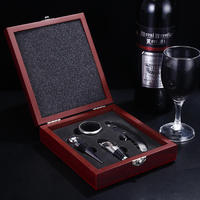 Tire-bouchon à vin 2024, ensemble de 4 ouvre-bouteilles à vin, cadeaux de haute couture, ensemble cadeau de tire-bouchon à vin