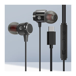 <span class=keywords><strong>Écouteurs</strong></span> filaires type-c Hifi dans l'oreille 3.5mm avec micro avec écouteur pour <span class=keywords><strong>apple</strong></span> iphone Huawei/Xiaomi/Samsung - Product Image 1