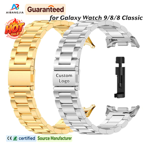 Correa de Acero Inoxidable para <span class=keywords><strong>Samsung</strong></span> Galaxy Watch 9, Repuesto de Correa Metálica para Hombre, Correa para Galaxy Watch Ultra - Product Image 1
