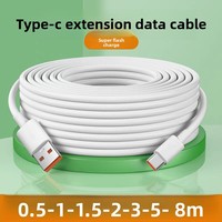 Vente directe d'usine, câble de charge rapide USB 3.0 type C 3M pour iPhone et Android