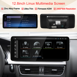 STWEI Pantalla Táctil HD de 12.8'' 2400*900 con Carplay, Reproductor Multimedia para Auto con Auto Link, Estéreo para <span class=keywords><strong>Audi</strong></span> <span class=keywords><strong>A4</strong></span> <span class=keywords><strong>B8</strong></span> A5 S5 2009-2016 <span class=keywords><strong>MMI</strong></span> 2G 3G - Product Image 5