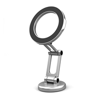 Support de téléphone pliable pour voiture, base adhésive, support magnétique pour tableau de bord, conception anti-vibration, accessoires universels pour voiture