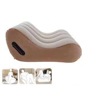 Portable Folding Multi-Functional <b>Inflatable</b> Positioning <b>Sofa</b> Ergonomic Support Air Chair Modern Design Soft Flocked Material - Product Image 2