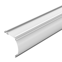 Rail de tête en aluminium très résistant, pour stores zèbre roulants, pièces RT18-0.9-AP