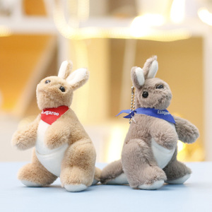 Portachiavi Peluche a Forma di Canguro Australiano, Simpatico Cartone Animato, Souvenir, Giocattolo Imbottito - Product Image 2