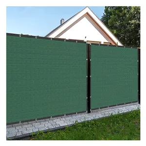 hdpe fabric plastic balcony screen /decorative garden composite screen/green fence privacy screen