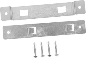 가구용 아연 도금 스틸 벽걸이 걸이 브래킷 <span class=keywords><strong>2</strong></span> 개 세트 빠른 새장 청소 제거 - Product Image 3