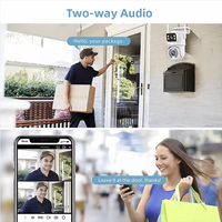 Caméra de surveillance Tuya Vision double objectif PTZ 4K Wifi sans fil IP IP66 sécurité extérieure CCTV