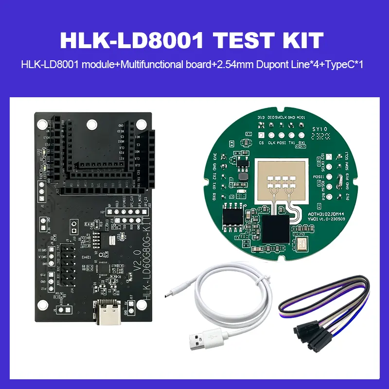 Hi-Link HLK-LD8001 79G millimeter wave liquid level detection sensor LD8001 radar module non-contact high-precision ranging