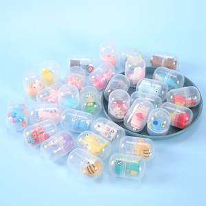 Most Popular Mixed Cartoon Gashapon Capsule Ball Transparent Plastic <b>Small</b> Figure Promotional Toys for Vending Machines - Product Image 4
