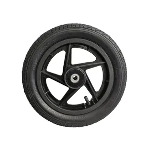 Pneus de borracha pneumáticos infláveis para caminhões de mão, rodas de alta qualidade de 12 polegadas