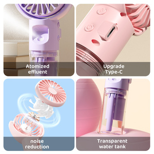 Handheld <strong>Misting</strong> Fan Portable High Speed Small Turbo Personal Rechargeable <strong>Cooling</strong> Water <strong>Spray</strong> Outdoor - Product Image 3