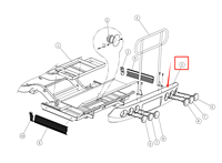 Pare-chocs arrière en plastique pour bus touristique LvTong S14 S11 S8+3 S8, pièces de rechange