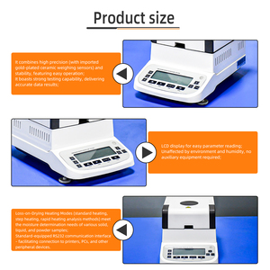Analisador Rápido de Umidade Halógena para Testar o Teor de Umidade Livre em Alimentos, Matérias-Primas Químicas e Outros Amostras - Product Image 4