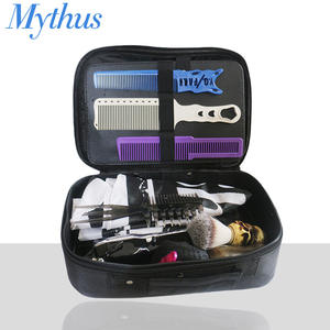 Sac à outils de coiffure personnalisé pour styliste, électrique, pour le rangement des tondeuses, boîte à fermeture éclair, matériau EVA, sac à ciseaux de barbier - Product Image 2