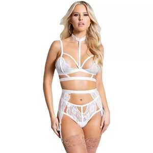 Conjunto de Pijama de Mujer Tallas Grandes con Estampado Animal, 3 Piezas, Ribete de Encaje, Tejido de Lana Ecológico, Bordado 3D, Sin Costuras, Transpirable - Product Image 4