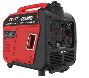 Senci Xăng im lặng Máy phát điện 3 KVA 3KW xách tay im lặng Máy phát điện biến tần 10KW 7KVA 3 pha AC đầu vào cắm trại Máy phát điện - Product Image 6