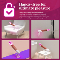 Realistischer Silikon 9,8 Zoll Heiz- und Stoßdildo mit Saugnapf, APP-Fernbedienung, Wasserdicht, Umweltfreundlich, G-Punkt-Vibrator für
