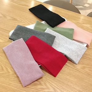 Fashion Stretchy Sport Hairbands Knitted Solid Color Hair Band Striped Flat Elastic Hair Women <strong>Girls</strong> Hair <strong>Accessories</strong> - Product Image 1