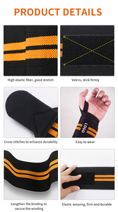 <span class=keywords><strong>Muñequera</strong></span> acolchada para levantamiento de pesas, para gimnasio, entrenamiento cruzado, Fitness, correa para el <span class=keywords><strong>pulgar</strong></span>, barra de <span class=keywords><strong>soporte</strong></span> de mano - Product Image 5
