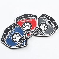Patchs en caoutchouc PVC personnalisés avec logo, avec fermeture auto-agrippante