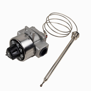 Termostato comercial para freidora de 160-220°C, de acero inoxidable, con control de gas para freidora de inmersión. - Product Image 1
