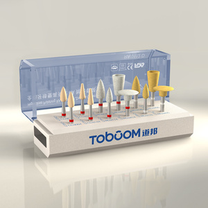 Kit di Lucidatura Elettrica in <span class=keywords><strong>Zirconia</strong></span> Toboom HP0109D, Frese per Taglio e Lucidatura ad Alta Velocità per Uso Extra-Orale in Laboratorio/Clinica Dentale - Product Image 4