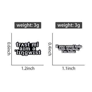 Teclado engraçado Atalho Esmalte Pinos Ctrl S Ctrl Z Cotações Broche Lapel Badge Metal Jóias Presente para Amigos - Product Image 6