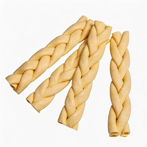 Friandises pour chiens Pal's Delight 6" saveur lait, en forme de tresse, 4 unités, 160g, riches en protéines, faciles à digérer, sans peau de bœuf, enrichies en vitamines et minéraux, en peau de porc - Product Image 5