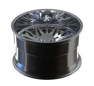 Jantes Forgex <span class=keywords><strong>CREDO</strong></span> forgées, polies, à rebord profond, chromées, en alliage forgé pour camion Ford Silverado 1500 2500 3500 Ram 8x165.1 8x180 - Product Image 3