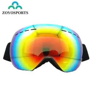 Zoyosports Custom Magnetische Mannen Vrouwen Winter Ski Skiën Sport Dubbele Uv400 Bril Vervangbare Lens Anti-Mist Sneeuwbril