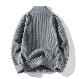 Suéter con Logotipo Personalizado, Patrón de Alta Calidad, Manga Larga, Cuello Redondo, Tejido de Punto, Invierno, Algodón, para Hombre - Product Image 2