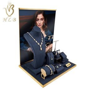 Nuevo juego de exhibición de joyería de reloj, joyería de lujo, juegos de soportes de exhibición de joyería - Product Image 2