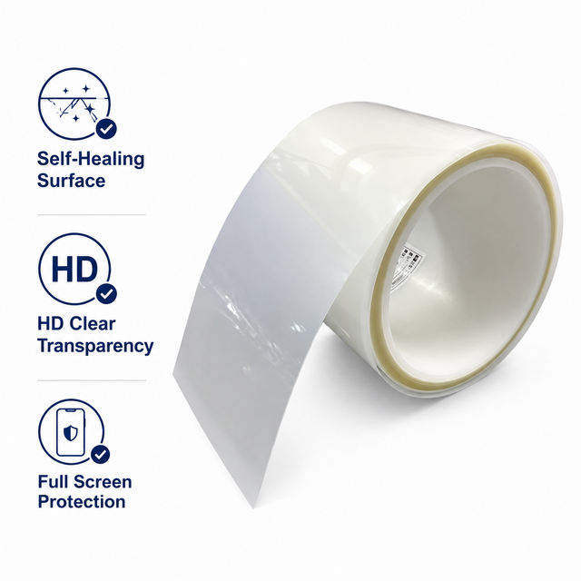 Self Healing Soft TPU Ultra-Thin Waterproof Grade AAA Protective Film Roll for Mobile Phone Tablet Car Screen & Smart Watch