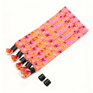 Braccialetti Personalizzati per <span class=keywords><strong>Black</strong></span> <span class=keywords><strong>Friday</strong></span> e Matrimoni in Poliestere con Sublimazione per Eventi, Design Gratuito - Product Image 5