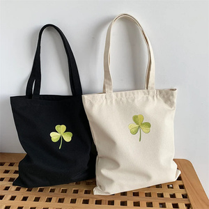 Venta al por mayor Descuento Todos los bolsos de lona de algodón Bolsas de lona de color natural en blanco Bolsas de asas lisas a granel - Product Image 5