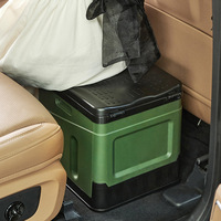 Toilettes portables d'extérieur pour le camping et les voyages en voiture, pliables et avec rangement