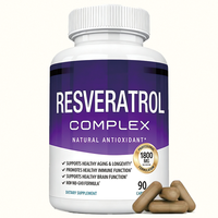 Complexe de Resvératrol 1800mg pour une vitalité quotidienne et une jeunesse durable, avec collagène et vitamine C pour soutenir la santé de la peau