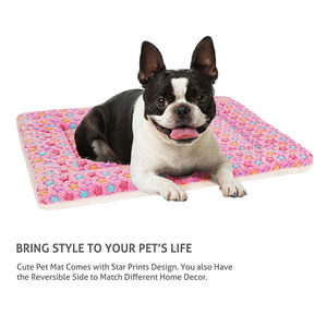 Fábrica de Zhejiang de lujo personalizado nueva moda innovadora camping camas para perros lavable de lujo perro cajón estera muestras gratis para viajar - Product Image 3