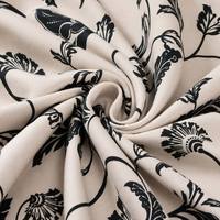 Tissu tricoté en soie de lait et élasthanne, léger, 150 GSM, respirant, à motif floral, extensible, pour housses de canapé et de chaise, directement de l'usine