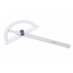Dasqua 0-180 derece melek cetvel endüstriyel çok amaçlı ayarlanabilir yarım ay iletki cetvel - Product Image 2